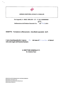 Deliberazione n.875 del 03/12/2014