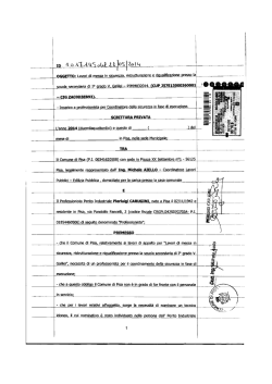 Lavori messa in sicurezza scuola Galilei. Incarico