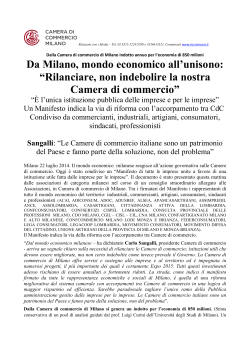 Sangalli - Unione del Commercio di Milano