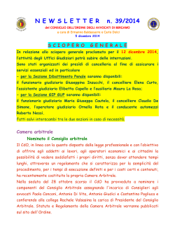 NEWSLETTER_2014 n. 39 - Ordine Avvocati Bergamo