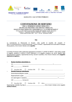 convenzione di servizio pdf