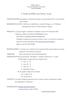 iscrizione e regolamento2014 1