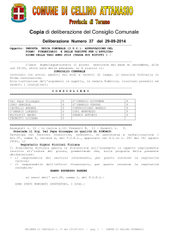 delibera c.c. n. 37 del 29.09.2014