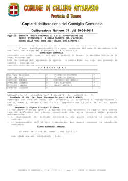 delibera c.c. n. 37 del 29.09.2014