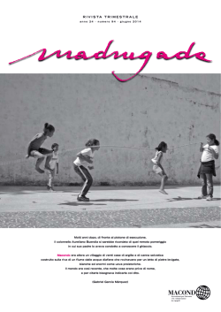 Madrugada numero 94 - Associazione Macondo