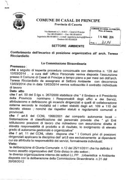 Documento - Comune di Casal di Principe