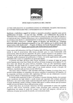 Manifestazione_Interesse_ Indagine_Consistenza_Ungulati_PNC