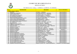 ELENCO IMMOBILI - Comune di Grezzana