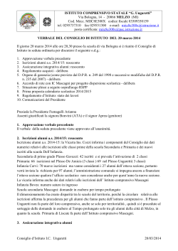 verbale CdI 200314 - Istituto Comprensivo Statale "Giuseppe