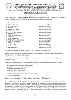 VERBALE CDI 12-02-2014 - "Eugenio Montale" GATTICO
