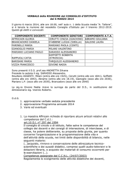 VERBALE CdI 6 marzo 2014 approvato