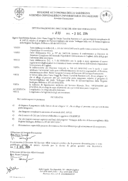 Determinazione n. 233 del 02.12.2014