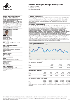 Invesco Emerging Europe Equity Fund Classe E-Acc.