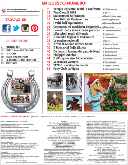 IN QUESTO NUMERO - Quotidiano.net