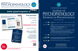 Download pdf complete - Journal of Psychopathology