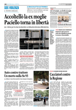 gazzetta del mezzogiorno 12/8/2014 - pag 32 - peso