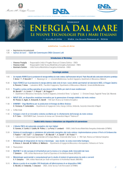 ENERGIA DAL MARE - Università degli Studi Mediterranea