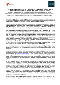 digital magics investe 1 milione di euro con importanti investitori
