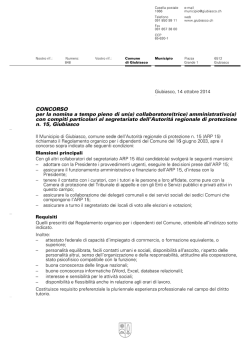 gretariato colla - Comune di Giubiasco