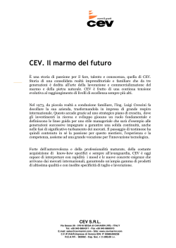 Company profile di CEV