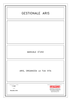 Download manuale Aris 2015 - Studio tecnico di ingegneria Dearis