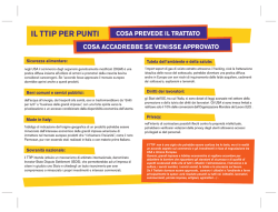 IL TTIP PER PUNTI