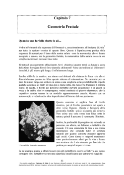 Capitolo 7 - Geometria Frattale