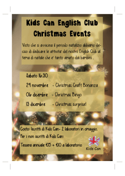 Kids Can English Club Christmas Events