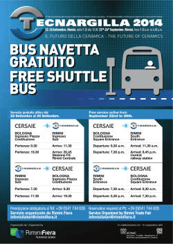 BUS NAVETTA GRATUITO FREE SHUTTLE BUS