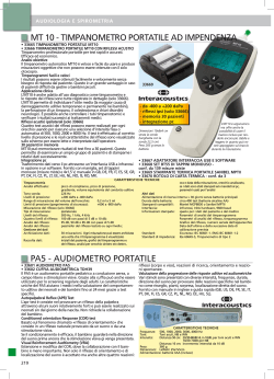 15. Audiologia e Spirometria - digiBel MEDICAL DEVICES © il