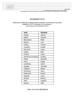 EXAMENS 2014
