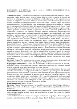 DISCUSSIONE C C  PUNTO 6) odg cc 24.06.14 NOMINA