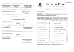IL CONSIGLIERE AN 0 ILPRE a E DEL C.C. IL