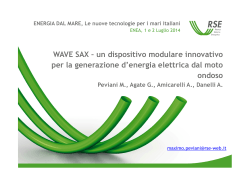 WAVE SAX – un dispositivo modulare innovativo per la