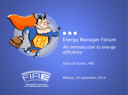 Energy manager - FIRE: Pressroom