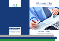 Brochure Assistenza Fiscale