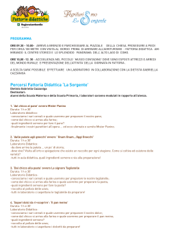 PERCORSI - Scarica pdf - agriturismo la sorgente