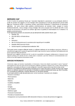 SERVIZIO CAF SERVIZIO PATRONATO