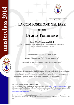 Scarica allegato - Conservatorio di Musica "Luca Marenzio" Brescia
