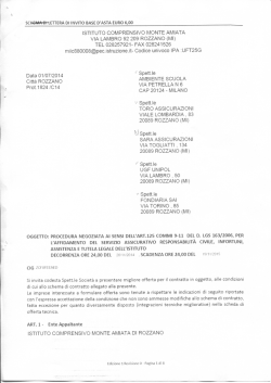 Invito Assicurazione 2014_2015 - Istituto Comprensivo "Monte