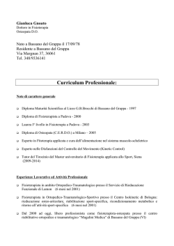 link vedi curriculum completo - fisioterapia filanda corieli