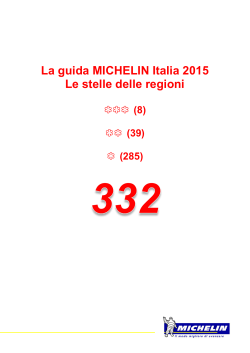 Tutte le stelle Michelin 2015