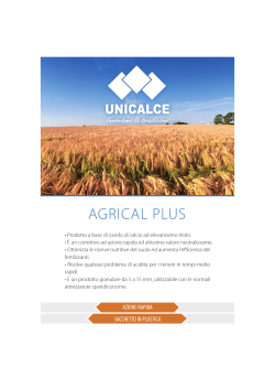 Scarica la brochure di Agrical Plus