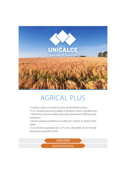 Scarica la brochure di Agrical Plus