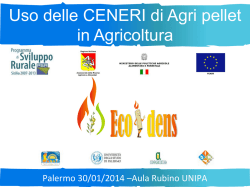 Dott. V. Genna - Ecostabilizzazione delle sanse mediante