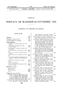 Resoconto stenografico della seduta