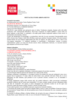 Gli spettacoli fuori abbonamento