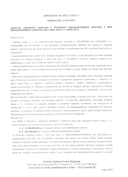 DIREZIONE DIAREA VASTA I