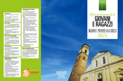 InIzIatIve e proposte alla dIocesI