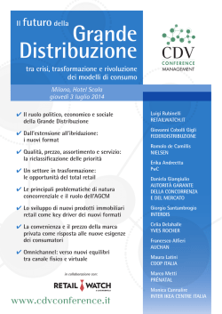 Il futuro della Grande Distribuzione